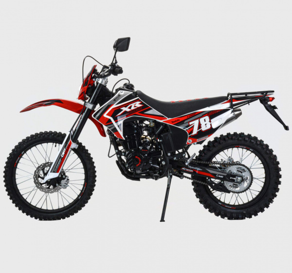Мотоцикл Кросс Motoland XR300 LITE  (175FMM) с ПТС красный